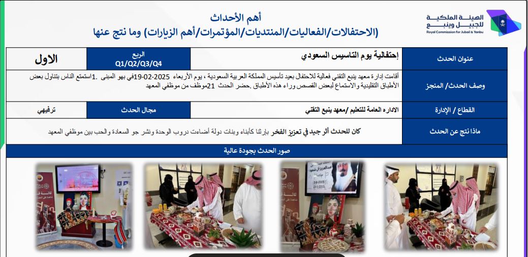 إحتفالية يوم التاسيس السعودي